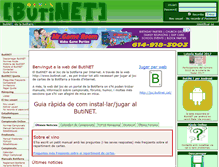 Tablet Screenshot of butinet.cat